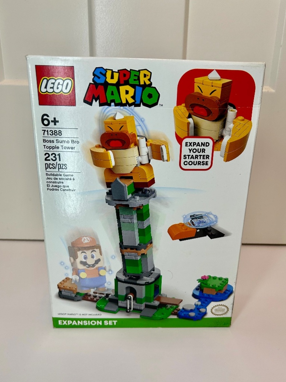 LEGO® Super Mario™ Boss Sumo Bro Topple Tower Expansion Set - 71388, 231 pcs